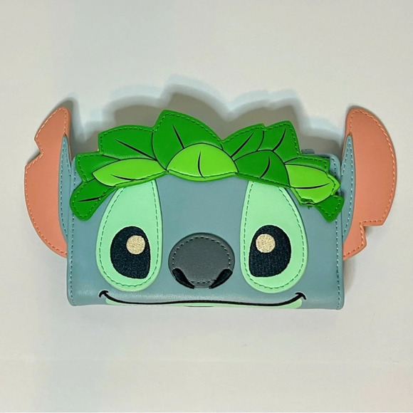 Loungefly Handbags - Loungefly Disney Wallet Hula Lilo Blue Zip Purse Organizer Lilo & Stitch Gift